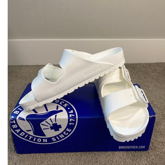 Birkenstock Shoes - New Birkenstock Arizona Essentials EVA Sandals White Size 38 Waterproof